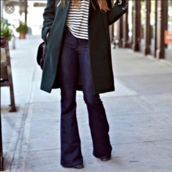 J. Crew Denim - NWT J Crew Wide Leg Trouser Dark Wash